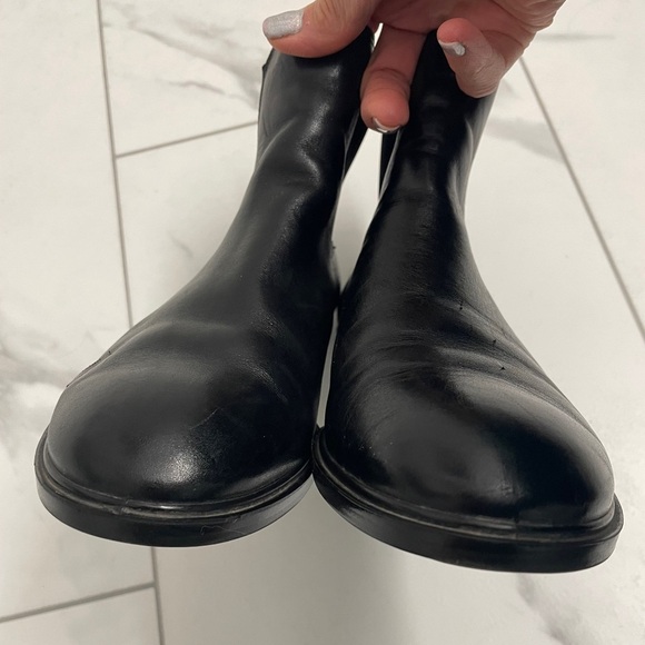 ECCO Women's Black Leather Chelsea Boot Sartorelle Sz39 - Picture 5 of 10